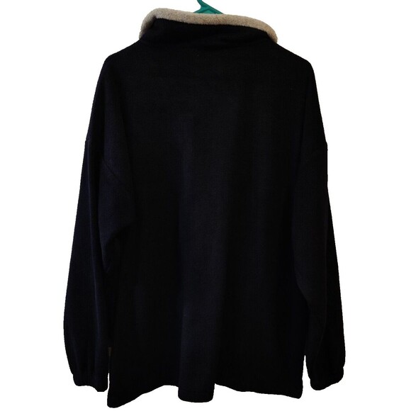 Vintage Men's Full Zip Made In USA Blue Flesse Embroidered San Franscio - Picture 4 of 11